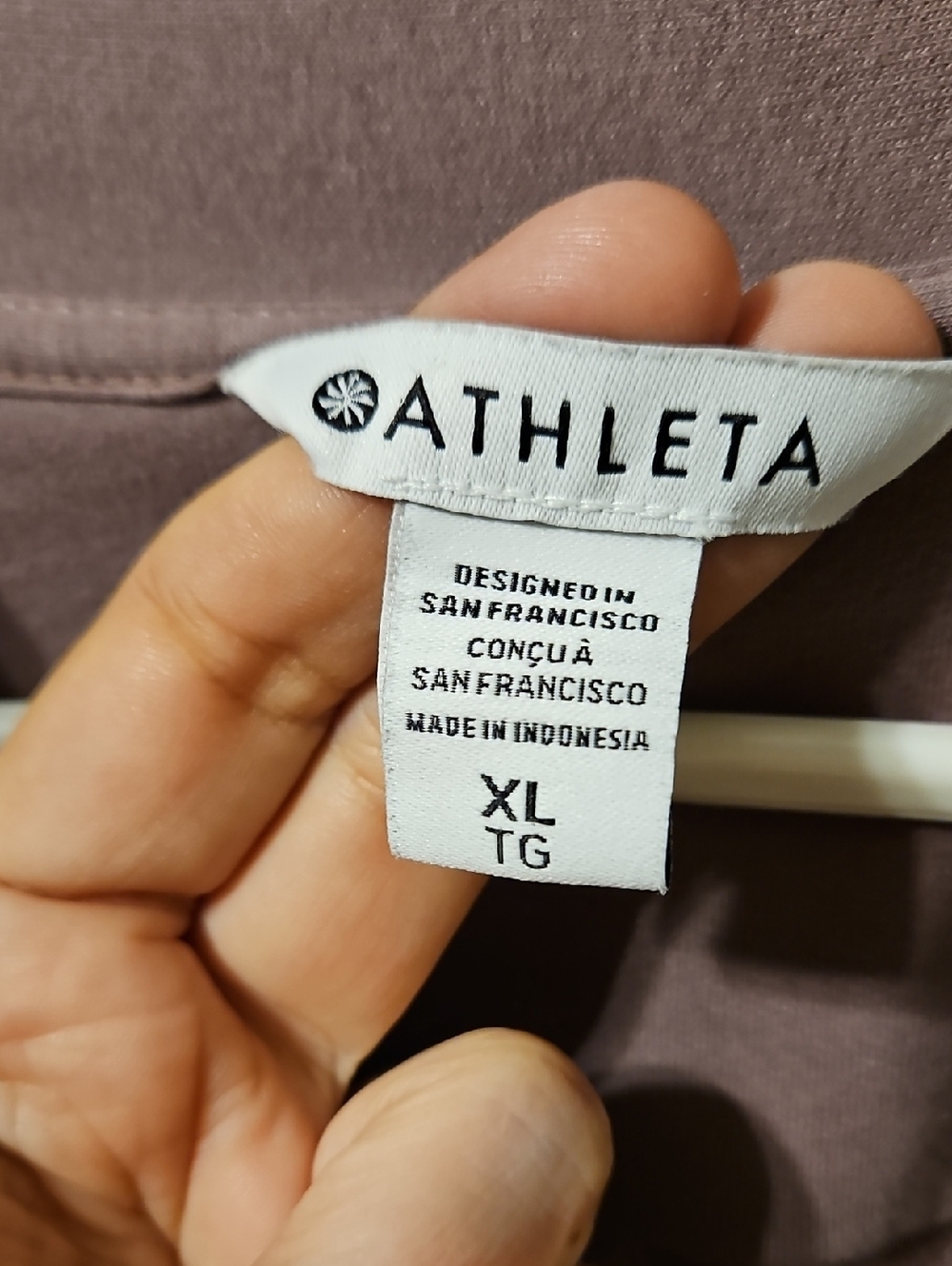 Athleta Soft Sweatshirt Style Wrap Top Size XL - Picture 2 of 5